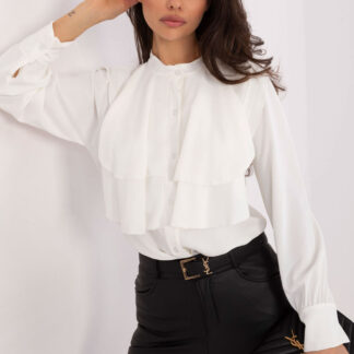 Overhemd met lange mouwen model 220444 Rue Paris