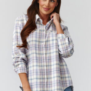 Overhemd met lange mouwen model 224092 Makadamia