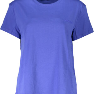 PATRIZIA PEPE WOMEN'S SHORT SLEEVE T-SHIRT BLUE