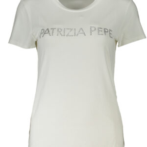 PATRIZIA PEPE WOMEN'S SHORT SLEEVE T-SHIRT WHITE