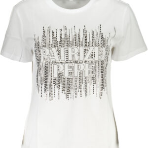 PATRIZIA PEPE WOMEN'S SHORT SLEEVE T-SHIRT WHITE