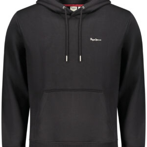 PEPE JEANS MEN'S BLACK ZIP-UP SWEATSHIRT