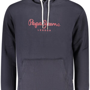 PEPE JEANS MEN'S BLUE ZIP-UP SWEATSHIRT