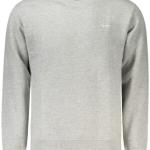 PEPE JEANS MEN'S GRAY ZIP-UP SWEATSHIRT