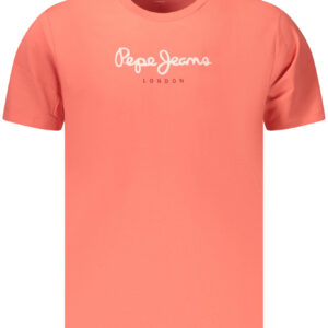 PEPE JEANS MEN'S PINK SHORT-SLEEVE T-SHIRT