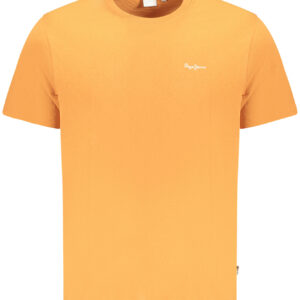 PEPE JEANS MEN'S SHORT SLEEVE T-SHIRT ORANGE