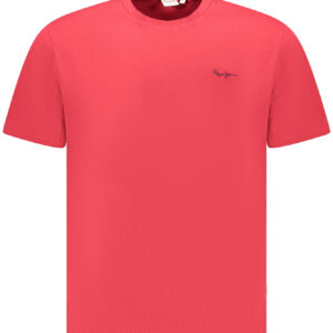 PEPE JEANS MEN'S SHORT SLEEVE T-SHIRT RED