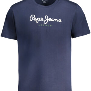 PEPE JEANS MEN'S SHORT SLEEVED T-SHIRT BLUE