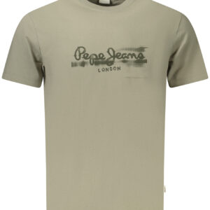 PEPE JEANS MEN'S SHORT-SLEEVED T-SHIRT GREEN