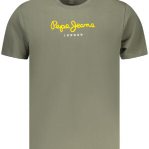 PEPE JEANS MEN'S SHORT-SLEEVED T-SHIRT GREEN
