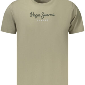PEPE JEANS MEN'S SHORT-SLEEVED T-SHIRT GREEN