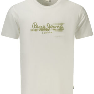 PEPE JEANS MEN'S SHORT-SLEEVED T-SHIRT WHITE