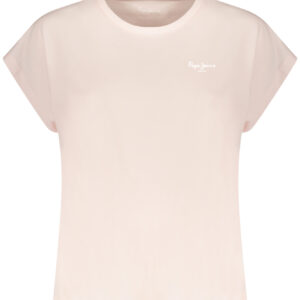 PEPE JEANS WOMEN'S PINK SHORT-SLEEVE T-SHIRT