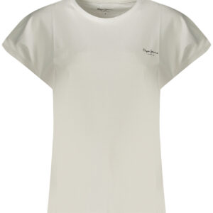 PEPE JEANS WOMEN'S SHORT-SLEEVE T-SHIRT WHITE