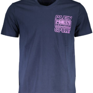 PLEIN SPORT MEN'S SHORT SLEEVE T-SHIRT BLUE