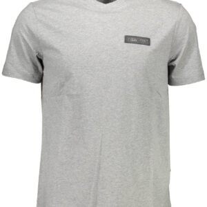 PLEIN SPORT MEN'S SHORT SLEEVE T-SHIRT GRAY