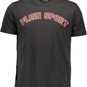 PLEIN SPORT SHORT SLEEVE T-SHIRT MEN BLACK