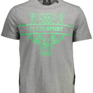 PLEIN SPORT SHORT SLEEVE T-SHIRT MEN GREY