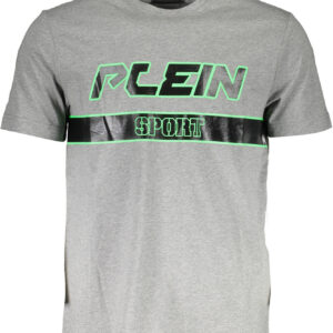 PLEIN SPORT SHORT SLEEVE T-SHIRT MEN GREY
