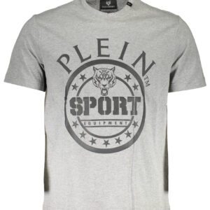PLEIN SPORT SHORT SLEEVE T-SHIRT MEN GREY