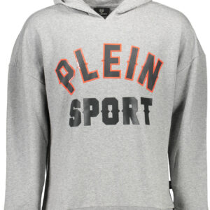 PLEIN SPORT SWEATSHIRT WITHOUT ZIP MAN GRAY