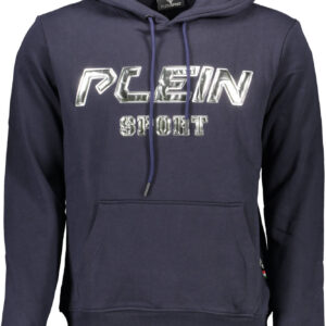 PLEIN SPORT SWEATSHIRT WITHOUT ZIP MEN BLUE