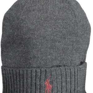 RALPH LAUREN GRAY MEN'S BEANIE