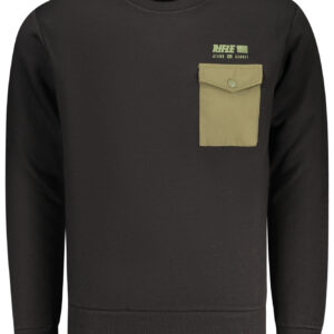 RIFLE MEN'S BLACK ZIP-UP SWEATSHIRT