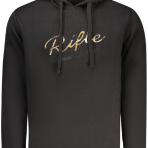 RIFLE MEN'S BLACK ZIP-UP SWEATSHIRT