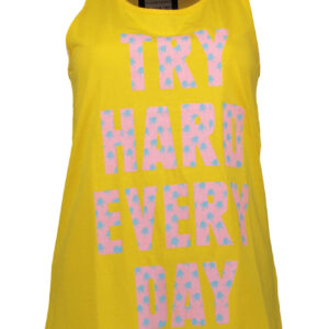 SILVIAN HEACH AMERICAN TANK TOP WOMEN YELLOW
