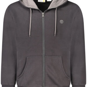 TIMBERLAND MEN'S BLACK ZIP-UP SWEATSHIRT