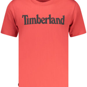 TIMBERLAND MEN'S SHORT-SLEEVE T-SHIRT RED