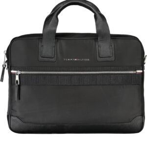 TOMMY HILFIGER BLACK MAN BRIEFCASE