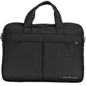 TOMMY HILFIGER BLACK MAN BRIEFCASE