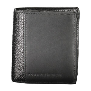 TOMMY HILFIGER BLACK MEN'S WALLET