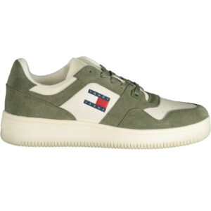 TOMMY HILFIGER GREEN MEN'S SPORTS SHOES
