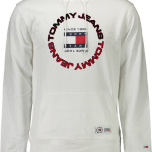 TOMMY HILFIGER MAN WHITE SWEATSHIRT WITHOUT ZIP