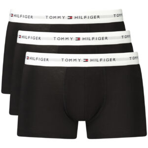 TOMMY HILFIGER MEN'S BLACK BOXER