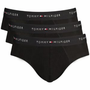 TOMMY HILFIGER MEN'S BLACK BRIEFS