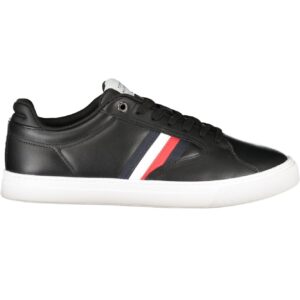 TOMMY HILFIGER MEN'S BLACK SPORTS SHOES