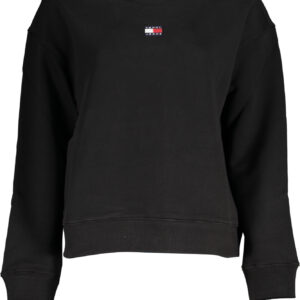 TOMMY HILFIGER MEN'S BLACK ZIPLESS SWEATSHIRT