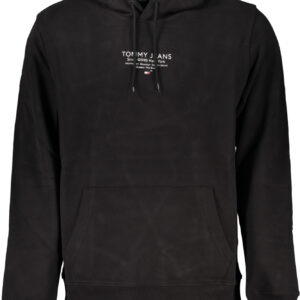 TOMMY HILFIGER MEN'S BLACK ZIPLESS SWEATSHIRT