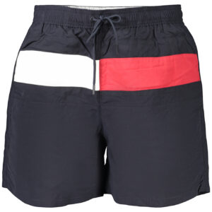 TOMMY HILFIGER MEN'S BLUE BOTTOM SWIMSUIT