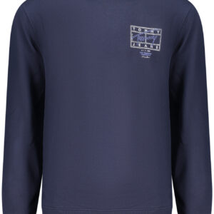 TOMMY HILFIGER MEN'S BLUE ZIP-UP SWEATSHIRT