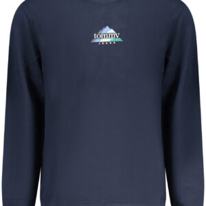 TOMMY HILFIGER MEN'S BLUE ZIP-UP SWEATSHIRT