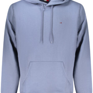 TOMMY HILFIGER MEN'S BLUE ZIP-UP SWEATSHIRT