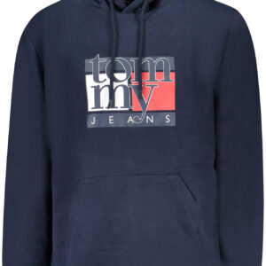 TOMMY HILFIGER MEN'S BLUE ZIP-UP SWEATSHIRT