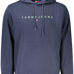 TOMMY HILFIGER MEN'S BLUE ZIP-UP SWEATSHIRT