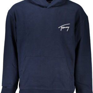 TOMMY HILFIGER MEN'S BLUE ZIPLESS SWEATSHIRT