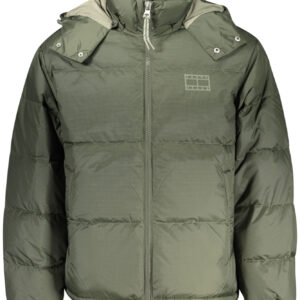 TOMMY HILFIGER MEN'S GREEN JACKET
